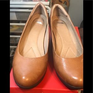 Nurture Tan Wedge made exclusively for Dillard’s